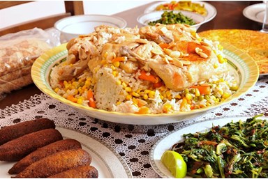 וילה תולין - הארוחות