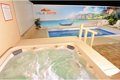 וילה דיפסי - החצר והנוף