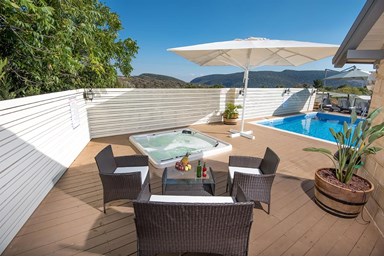 וילה אחוזת נטלי - הבריכה והחצר