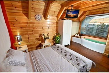 וילה בקתות קסם בלבן