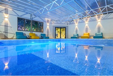 וילה אחוזת רוזנוולד  - החצר הבריכה והג'קוזי