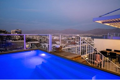 וילה פנטהאוז נוף הרים וים