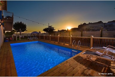 וילה מול השקיעה - מתחם החוץ