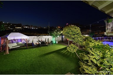 וילה מול השקיעה - מתחם החוץ