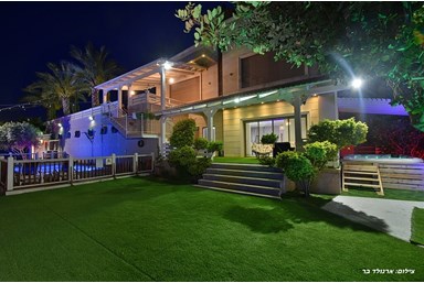 וילה מול השקיעה - מתחם החוץ
